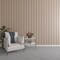 Ekena Millwork 48H x 1/4T Adjustable Wood Slat Wall Panel Kit w/ 3W Slats, Alder contains 15 Slats SWW60X48X0250AL - alternate 1
